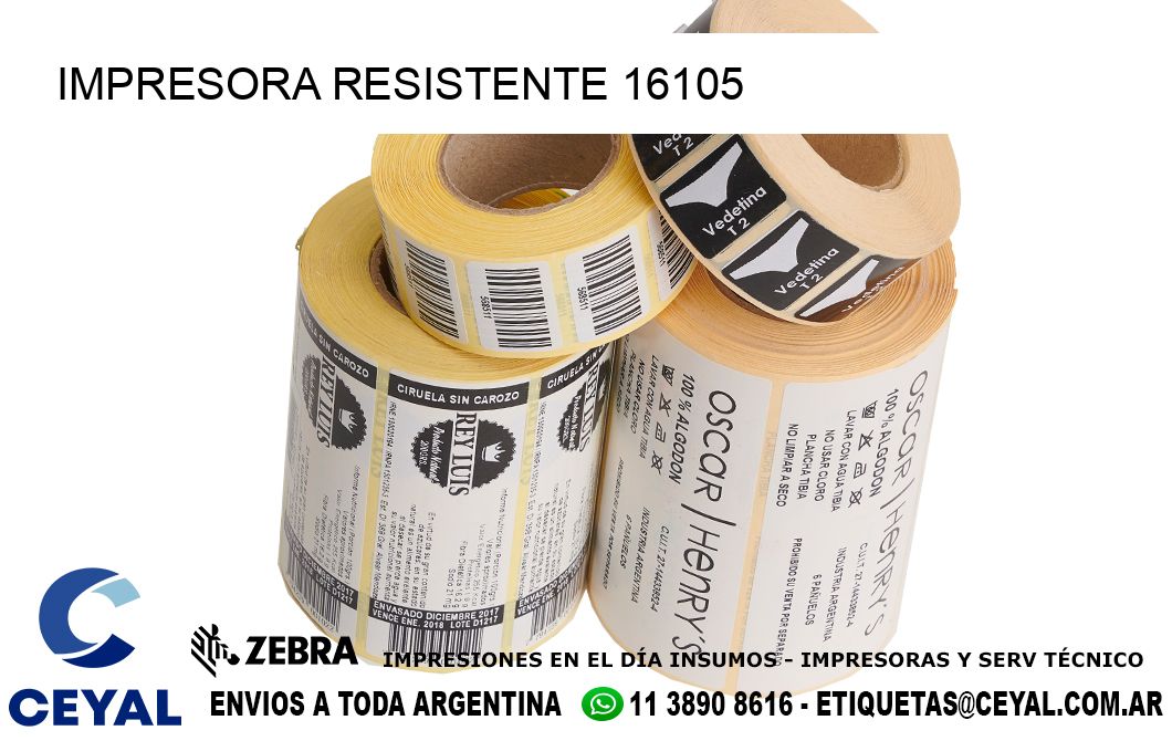 IMPRESORA RESISTENTE 16105
