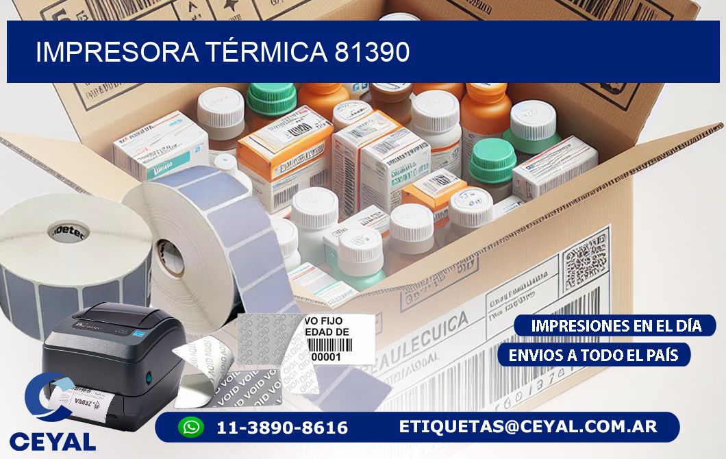 IMPRESORA TÉRMICA 81390
