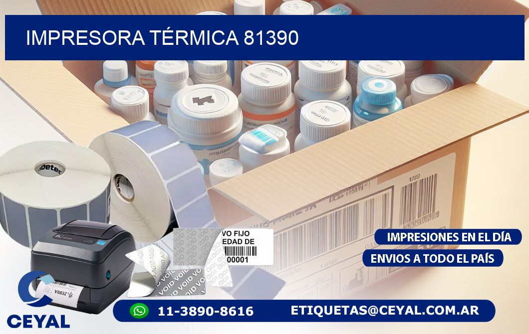 IMPRESORA TÉRMICA 81390