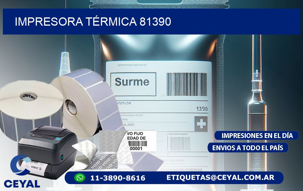IMPRESORA TÉRMICA 81390