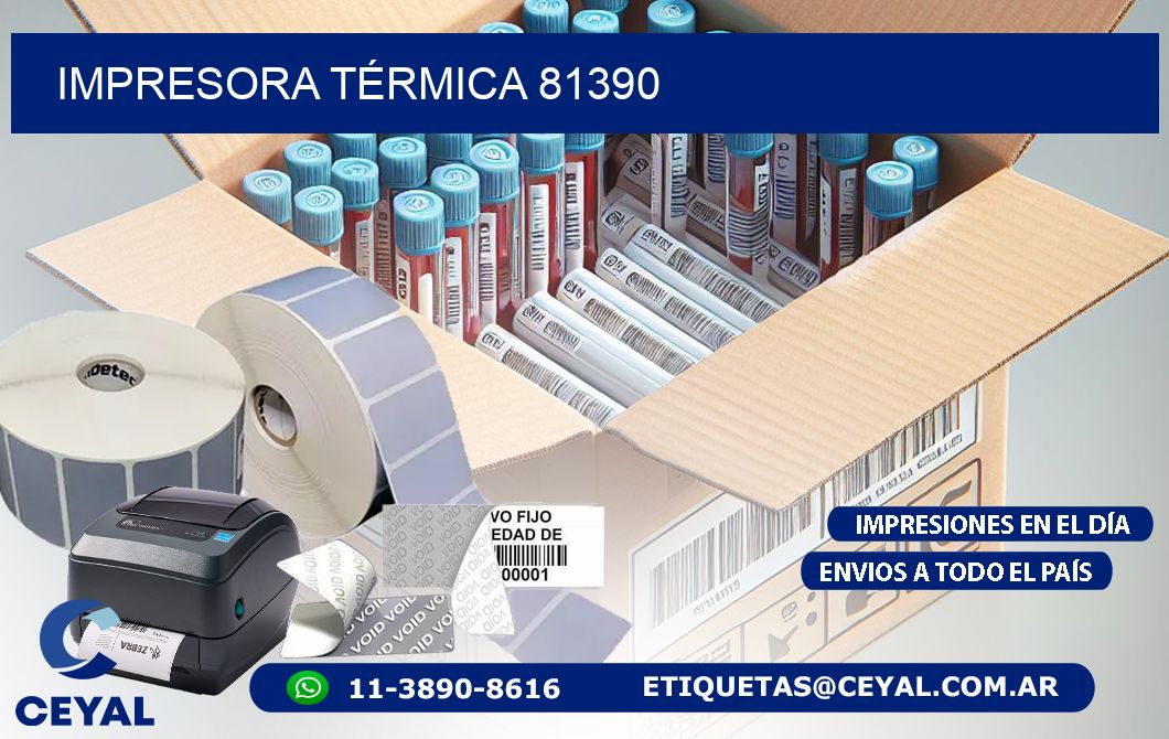 IMPRESORA TÉRMICA 81390