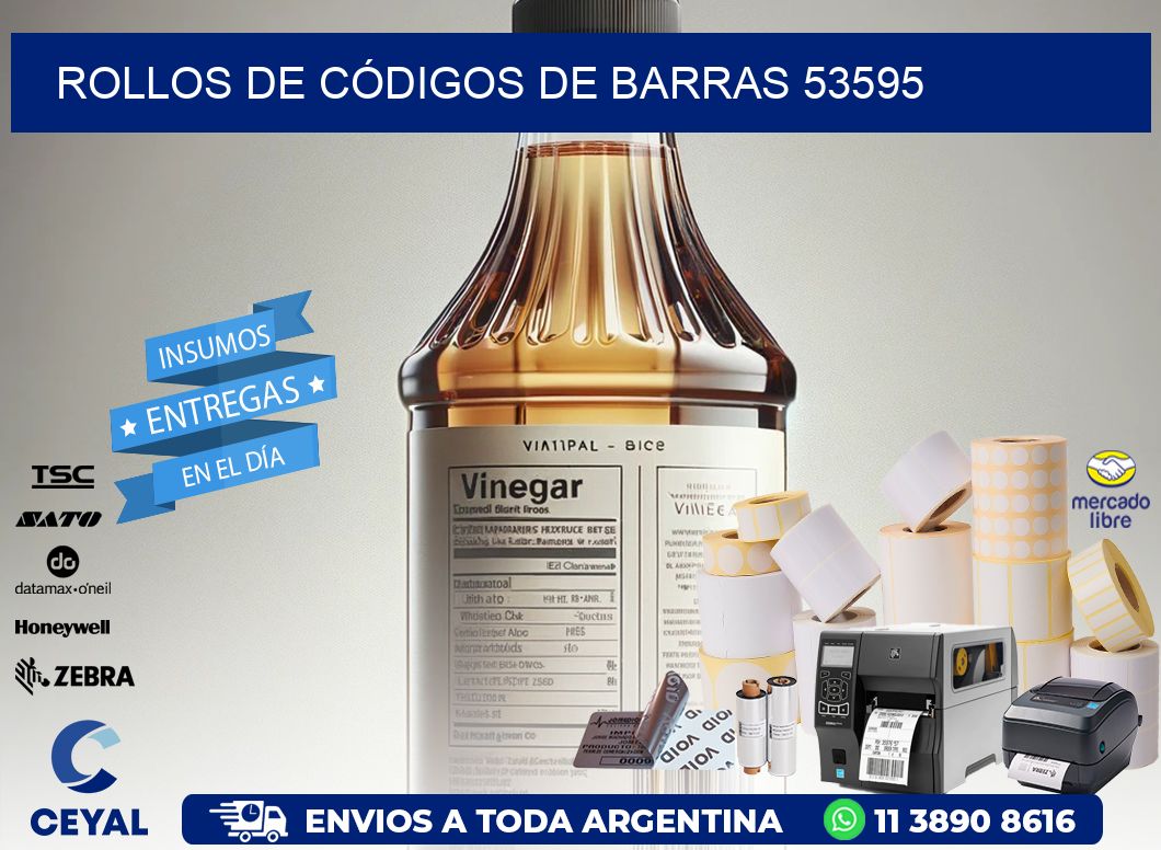 ROLLOS DE CÓDIGOS DE BARRAS 53595