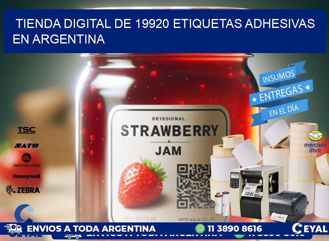 Tienda Digital de 19920 Etiquetas Adhesivas en Argentina