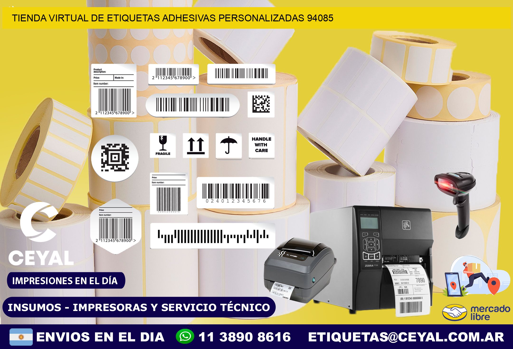 Tienda Virtual de Etiquetas Adhesivas Personalizadas 94085