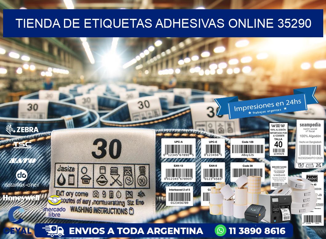 Tienda de Etiquetas Adhesivas Online 35290