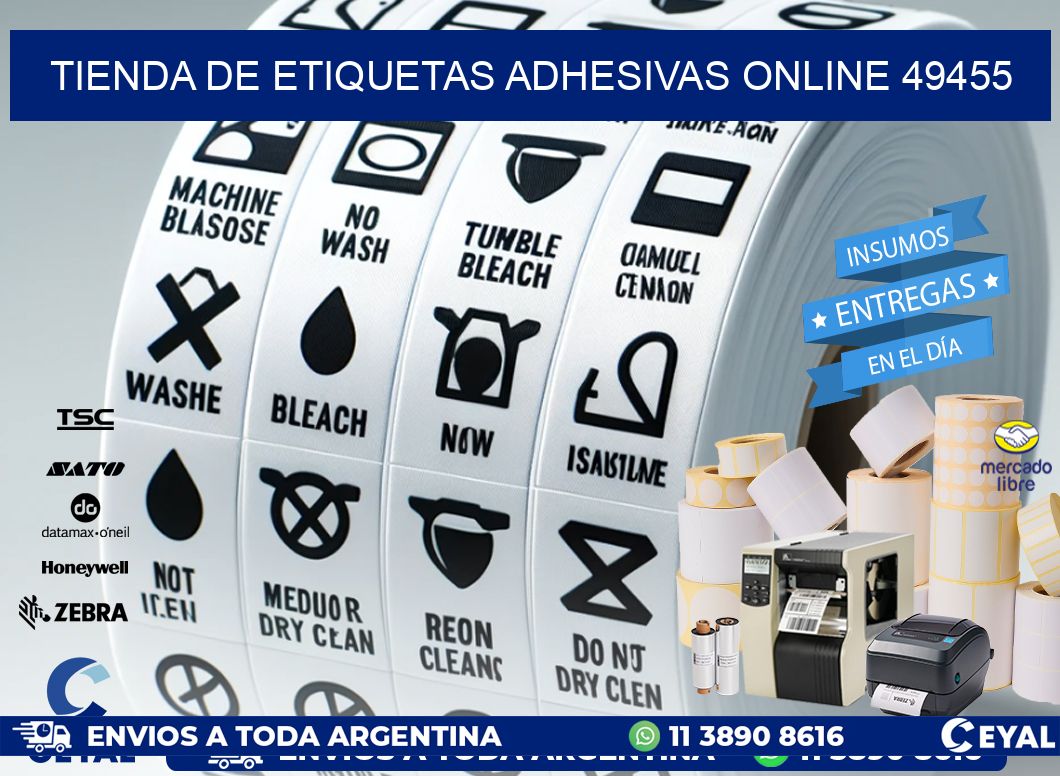 Tienda de Etiquetas Adhesivas Online 49455