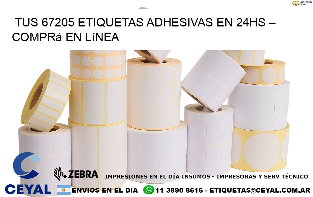 Tus 67205 Etiquetas Adhesivas en 24hs – Comprá en Línea