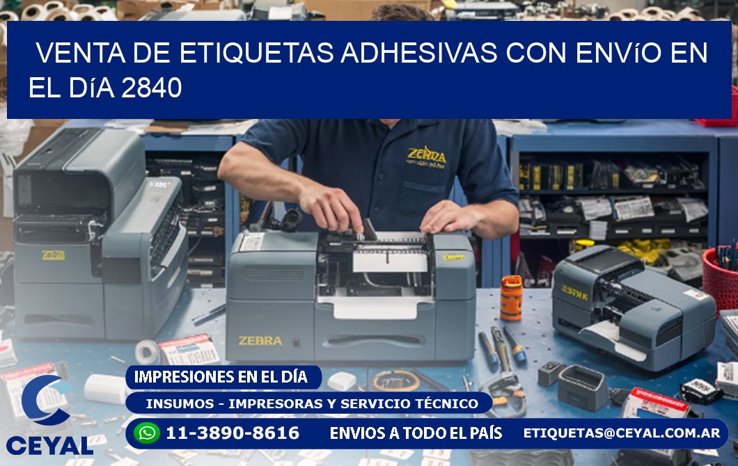 Venta de Etiquetas Adhesivas con Envío en el Día 2840