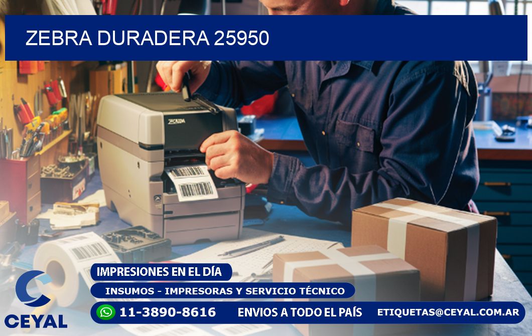 ZEBRA DURADERA 25950