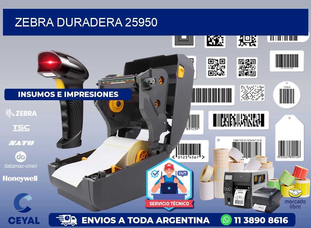 ZEBRA DURADERA 25950