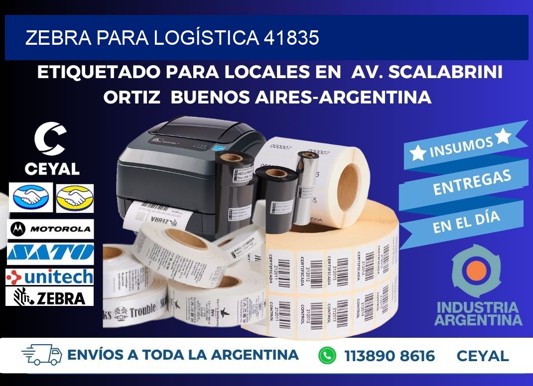 ZEBRA PARA LOGÍSTICA 41835