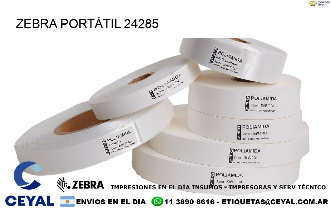 ZEBRA PORTÁTIL 24285