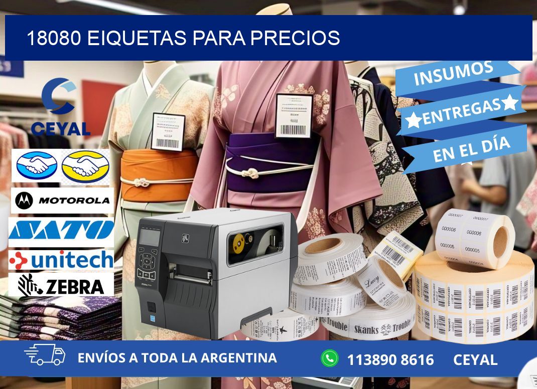 18080 EIQUETAS PARA PRECIOS