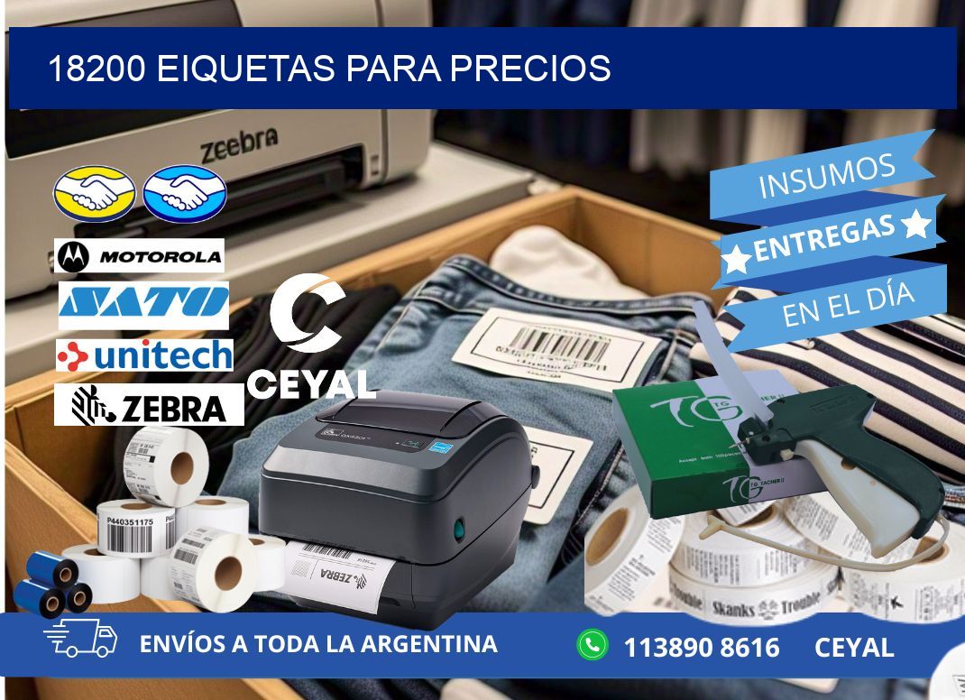 18200 EIQUETAS PARA PRECIOS