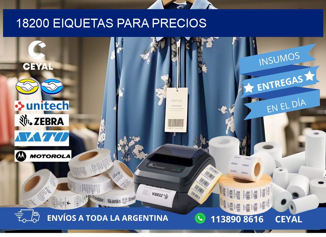 18200 EIQUETAS PARA PRECIOS