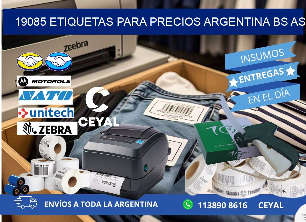 19085 ETIQUETAS PARA PRECIOS ARGENTINA BS AS