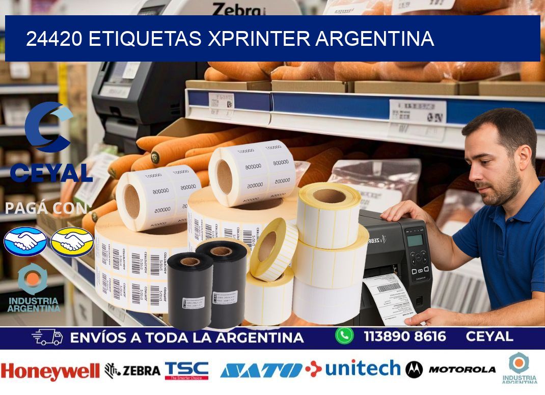 24420 etiquetas xprinter argentina