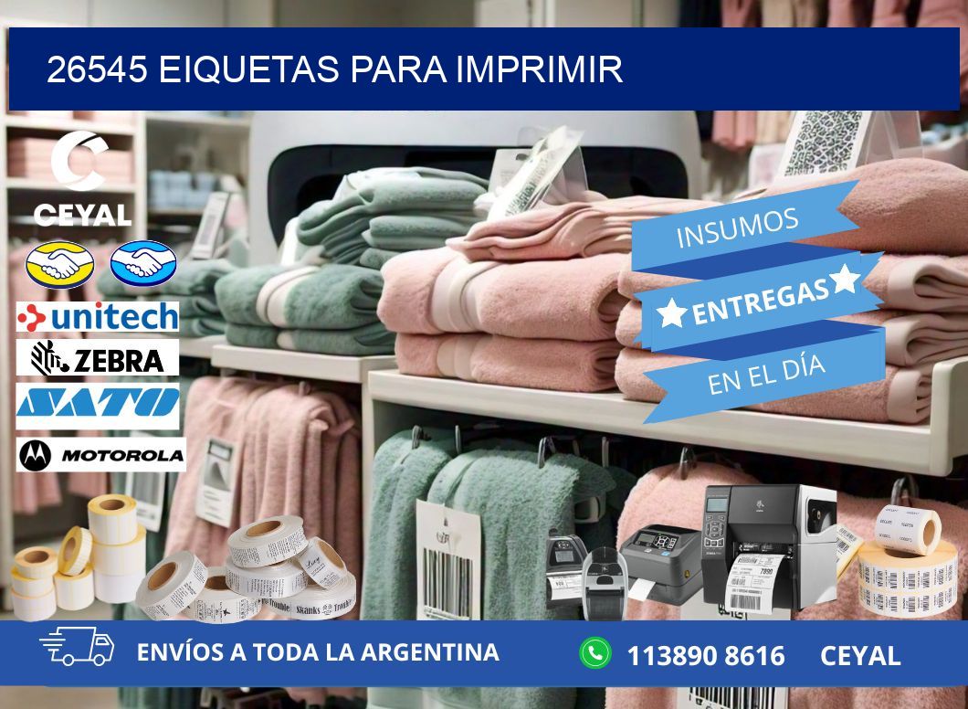 26545 EIQUETAS PARA IMPRIMIR