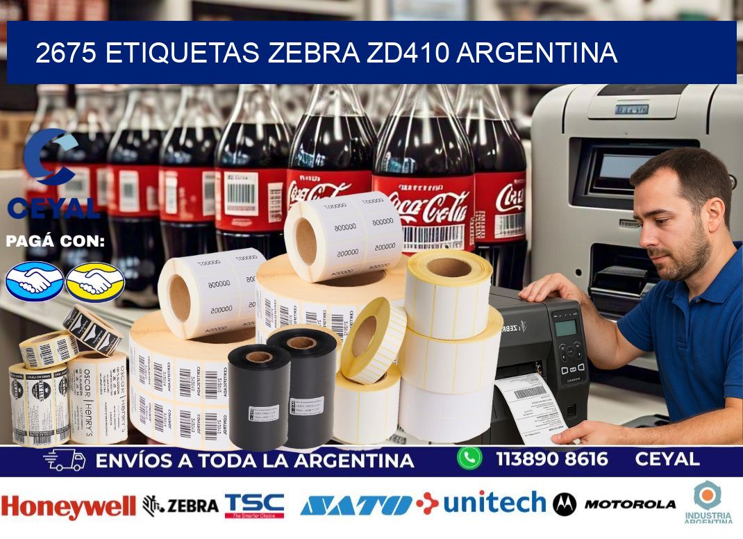 2675 etiquetas zebra zd410 argentina