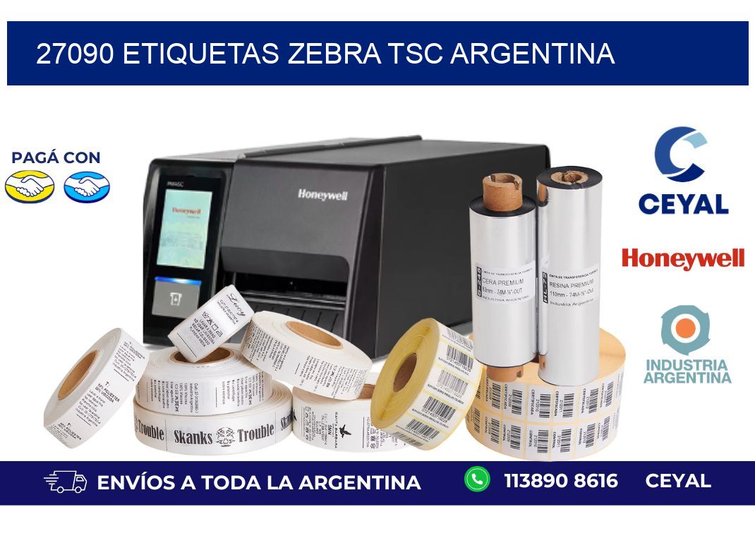27090 etiquetas zebra tsc argentina