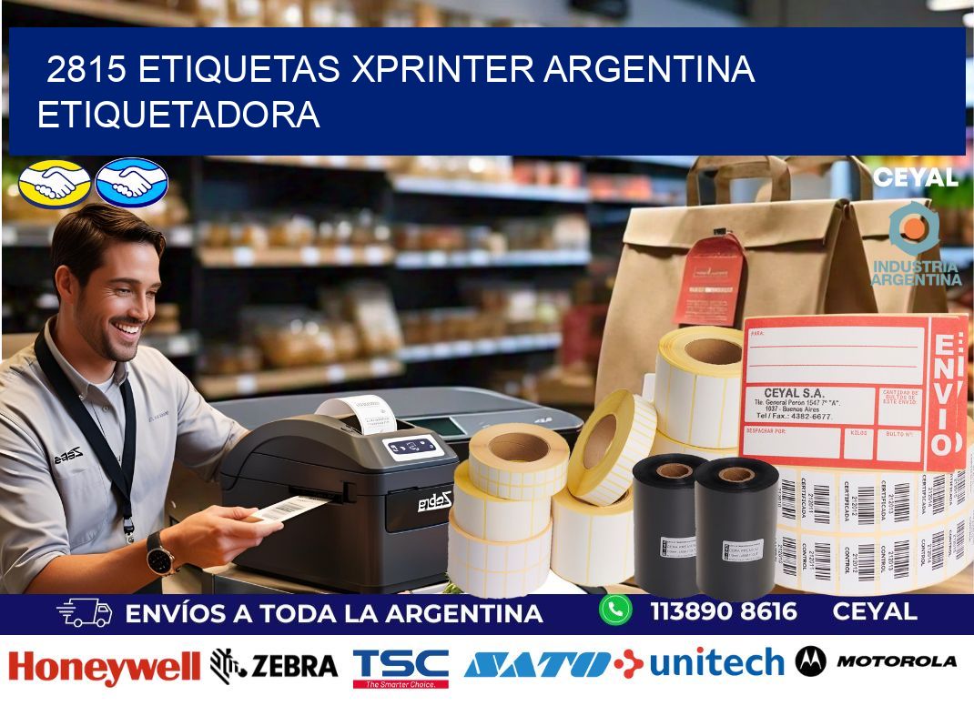 2815 etiquetas xprinter argentina ETIQUETADORA