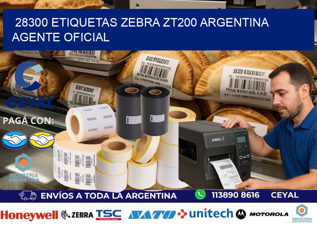 28300 etiquetas zebra zt200 argentina AGENTE OFICIAL
