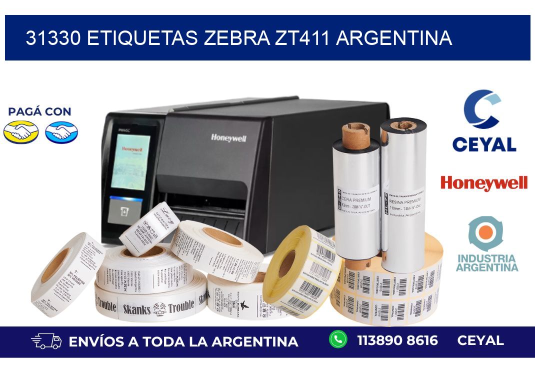 31330 etiquetas zebra zt411 argentina