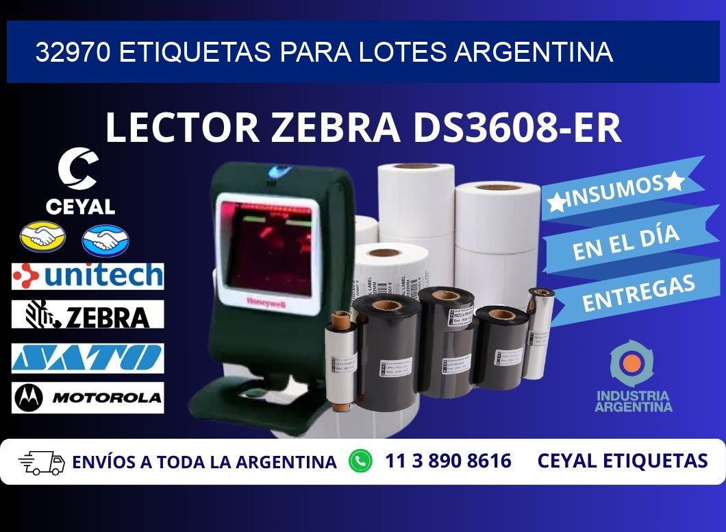 32970 ETIQUETAS PARA LOTES ARGENTINA