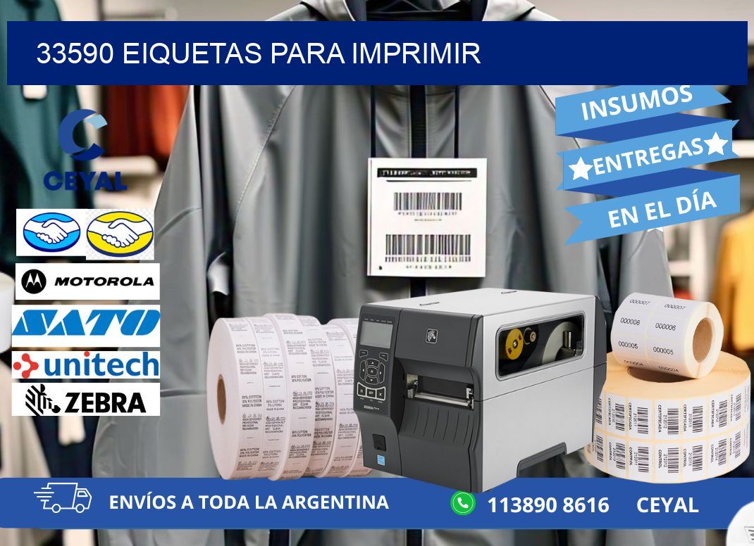 33590 EIQUETAS PARA IMPRIMIR