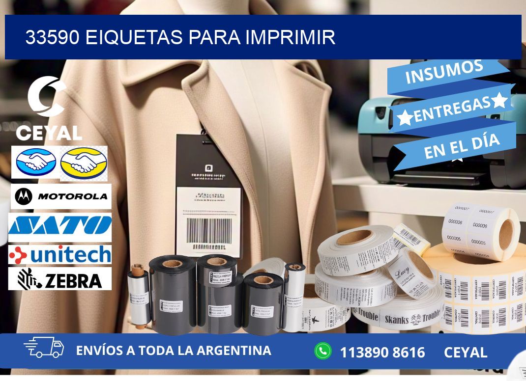 33590 EIQUETAS PARA IMPRIMIR