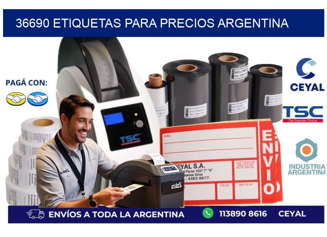36690 ETIQUETAS PARA PRECIOS ARGENTINA