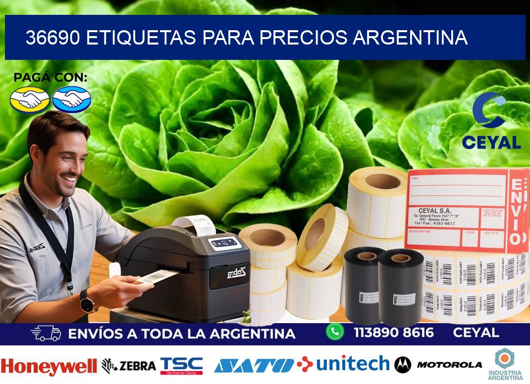 36690 ETIQUETAS PARA PRECIOS ARGENTINA