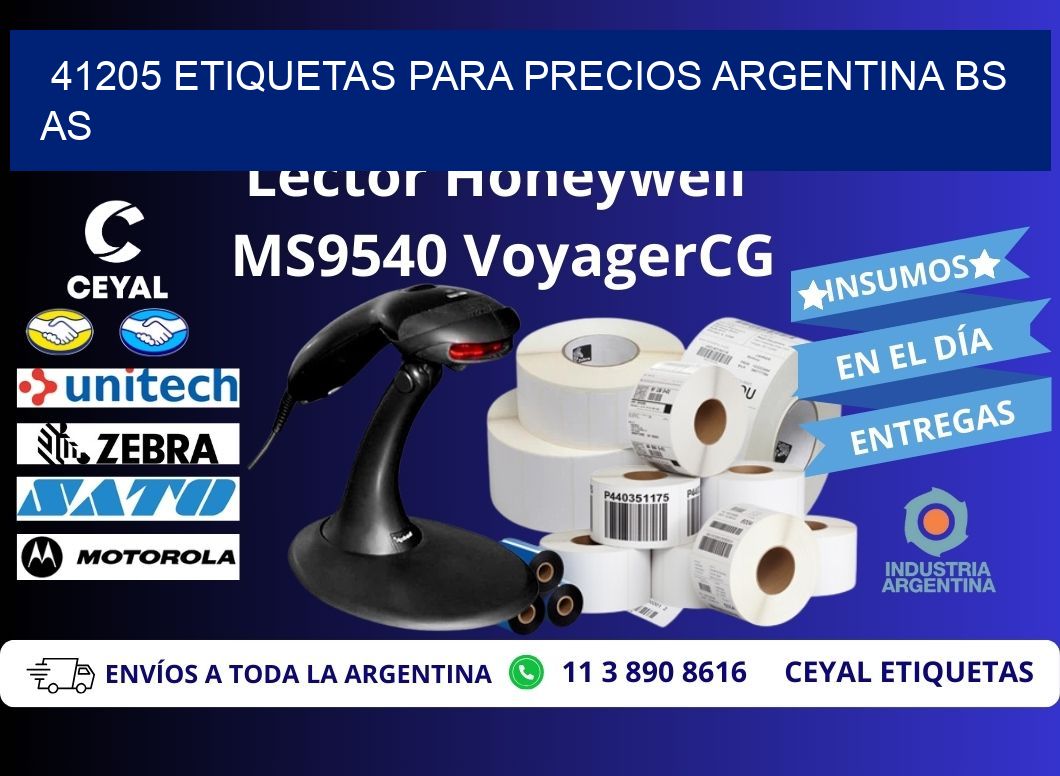 41205 ETIQUETAS PARA PRECIOS ARGENTINA BS AS