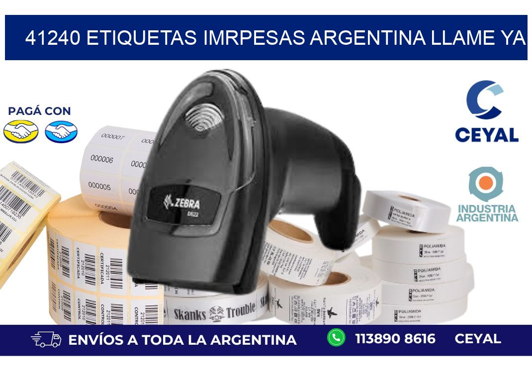 41240 etiquetas imrpesas argentina LLAME YA!
