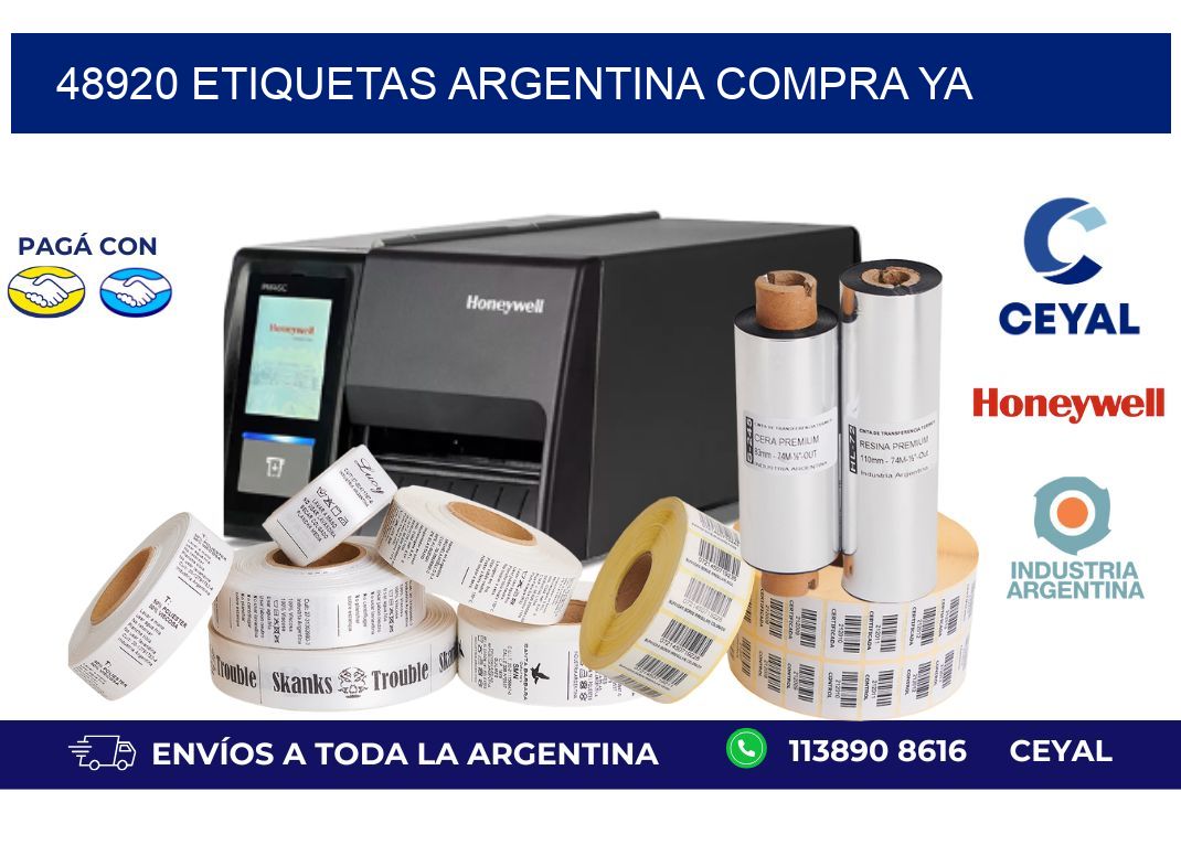 48920 etiquetas argentina COMPRA YA