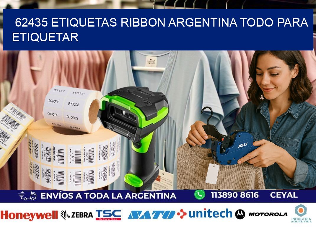 62435 etiquetas ribbon argentina TODO PARA ETIQUETAR