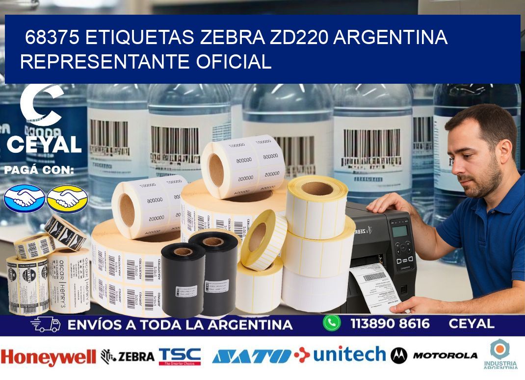68375 etiquetas zebra zd220 argentina REPRESENTANTE OFICIAL