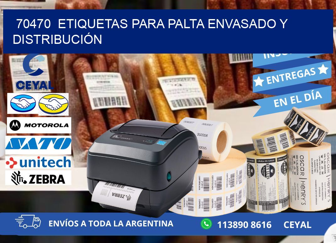 70470  ETIQUETAS PARA PALTA ENVASADO Y DISTRIBUCIÓN