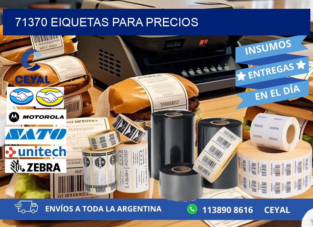71370 EIQUETAS PARA PRECIOS