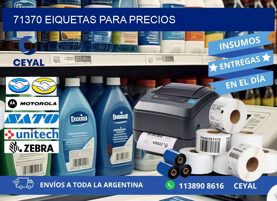 71370 EIQUETAS PARA PRECIOS