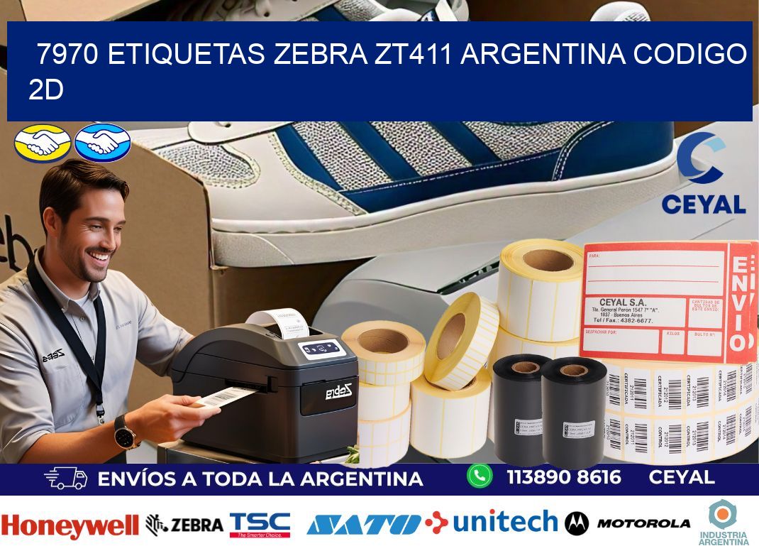 7970 etiquetas zebra zt411 argentina CODIGO 2D