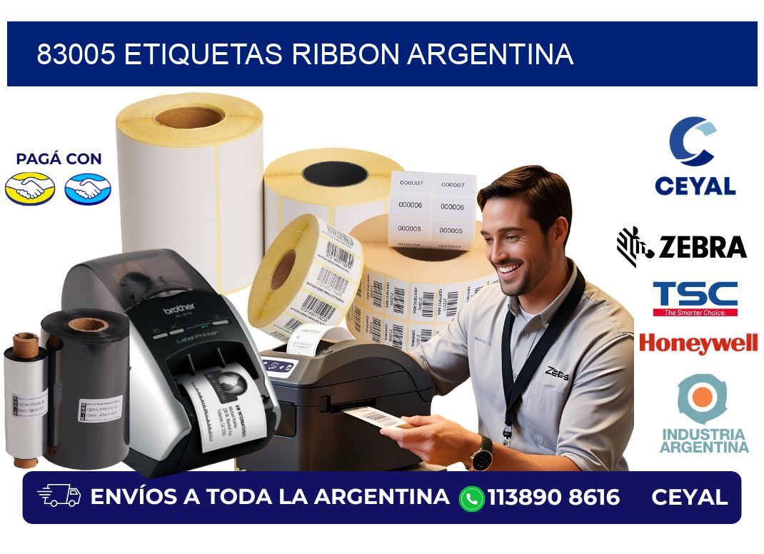 83005 etiquetas ribbon argentina