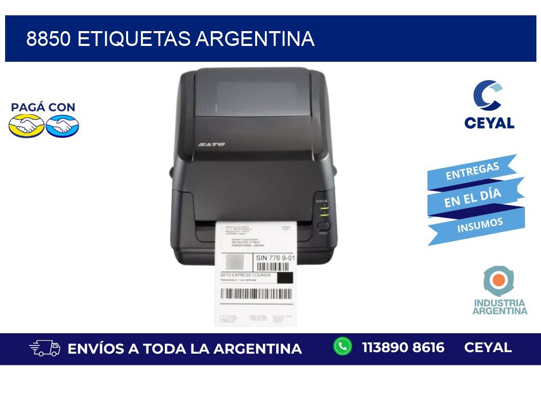 8850 etiquetas argentina