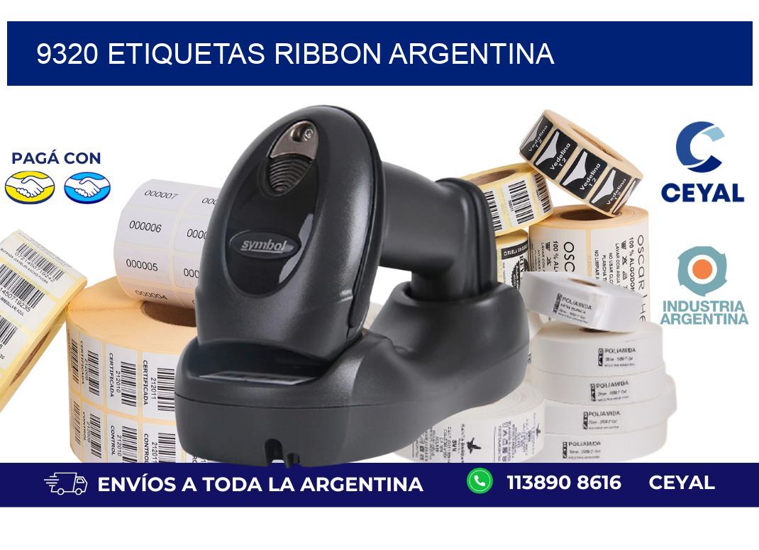9320 etiquetas ribbon argentina