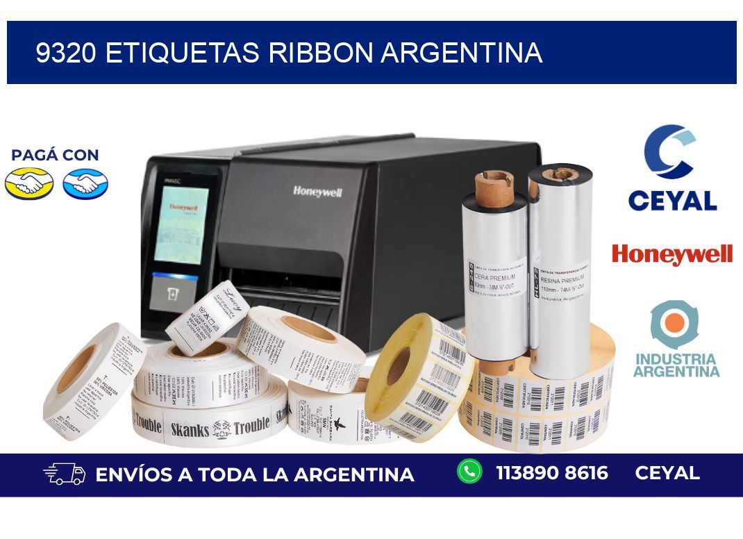 9320 etiquetas ribbon argentina