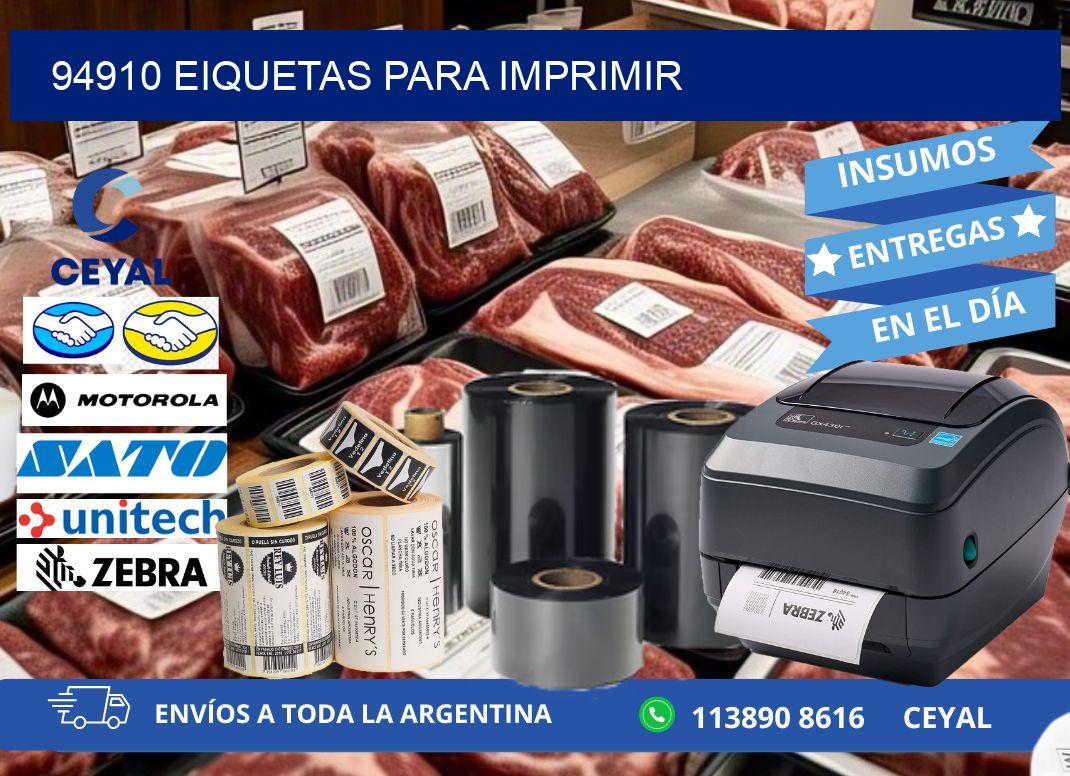 94910 EIQUETAS PARA IMPRIMIR