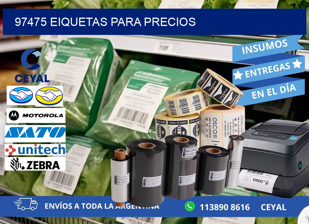97475 EIQUETAS PARA PRECIOS