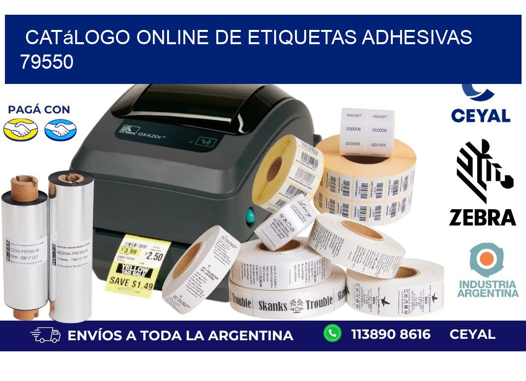 Catálogo Online de Etiquetas Adhesivas 79550