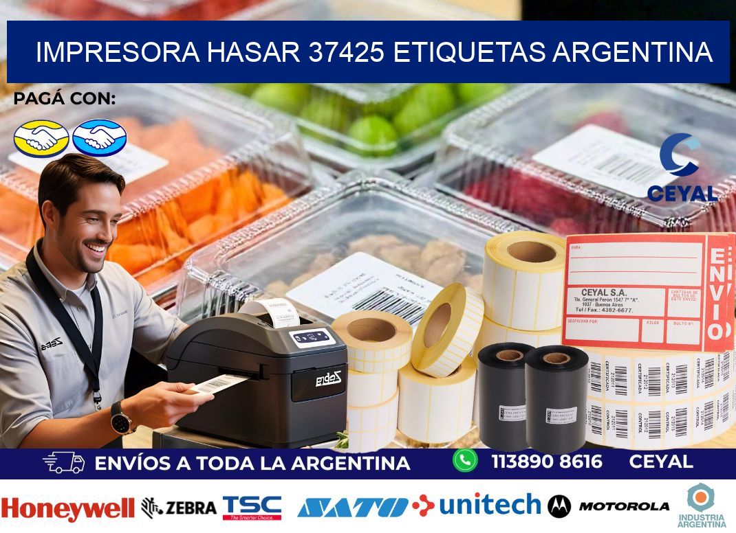 Impresora hasar 37425 etiquetas argentina