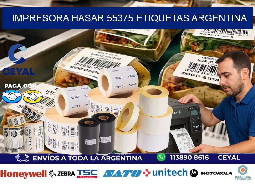 Impresora hasar 55375 etiquetas argentina